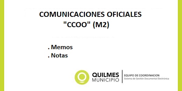 MODULO 2: COMUNICACIONES OFICIALES (CCOO)
