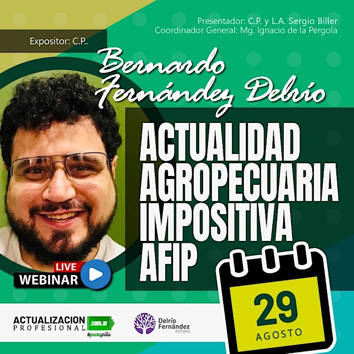 Imagen de Grabación - Actualidad Agropecuaria Impositiva AFIP