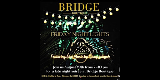 Bridge Boutique "Friday Night Lights"