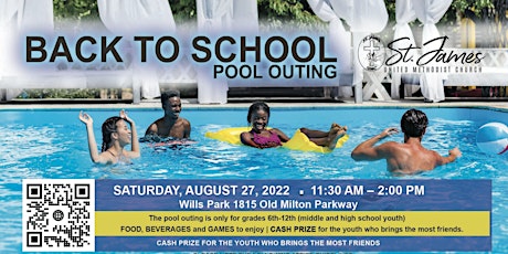 Back to School Pool Outing