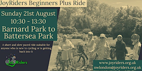 Beginner +  Ride Barnard Park to Battersea Park