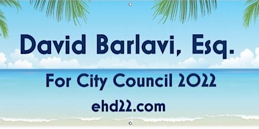 Paul McKay is hosting a meet and greet for David Barlavi for City Council.