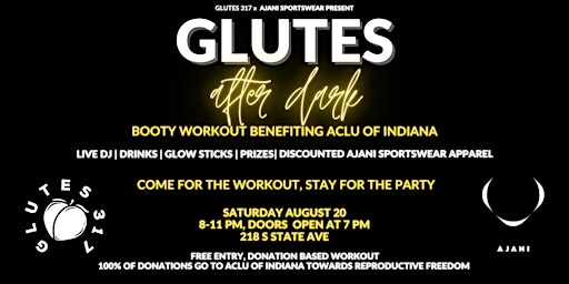 Glutes After Dark benefiting ACLU Reproductive Freedoms