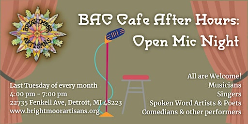 BAC After Hours: Open Mic Night