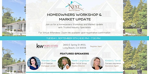 Homeowners Workshop and Market Update