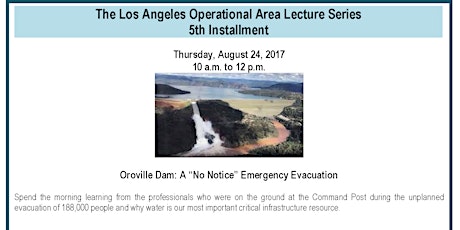 The Los Angeles Operational Area Lecture Series - 5th Installment primary image