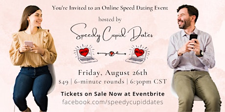 Online Speed Dating Event  hosted by Speedy Cupid Dates