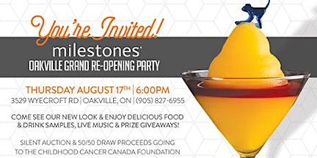 Milestones Oakville Grand Re-Opening Party primary image