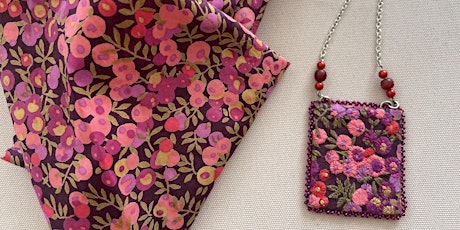 Online Embellished Fabric Pendant with Marilu Morency