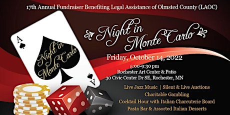 Imagen principal de Annual Fundraiser to Benefit Legal Assistance of Olmsted County