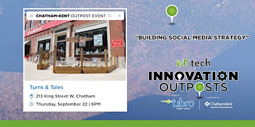 Innovation Outpost @Turns and Tales - Building Social Media Strategy