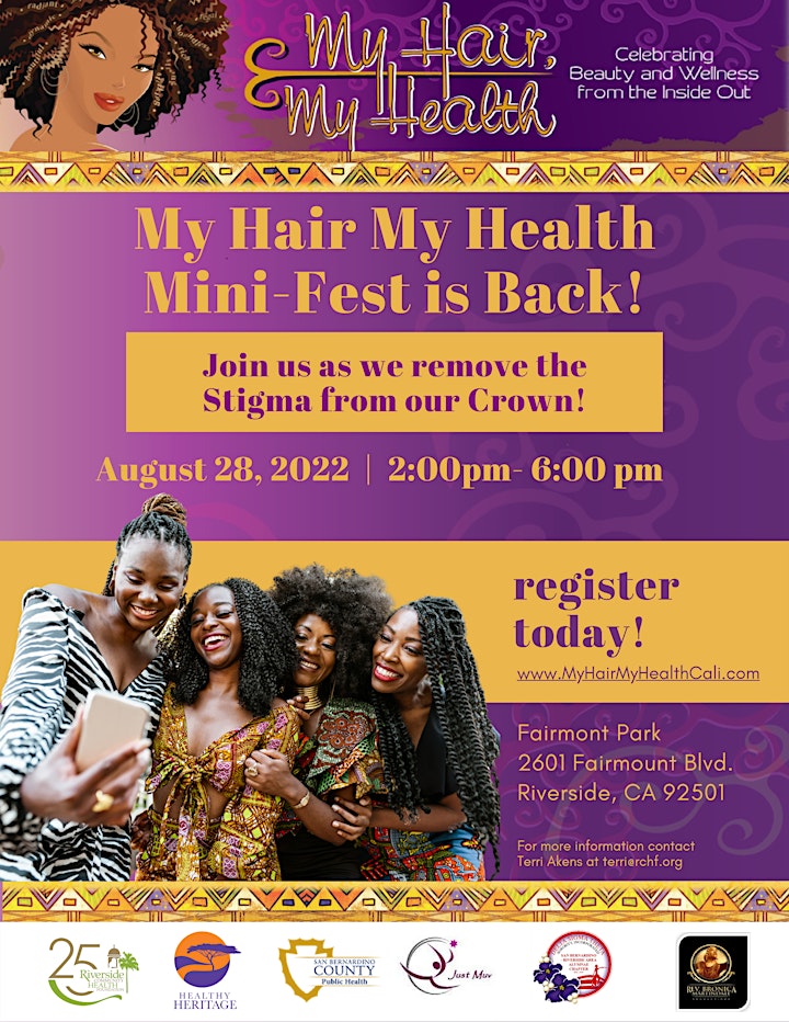 My Hair, My Health 11th Annual Event - Fairmount Park Riverside, CA image