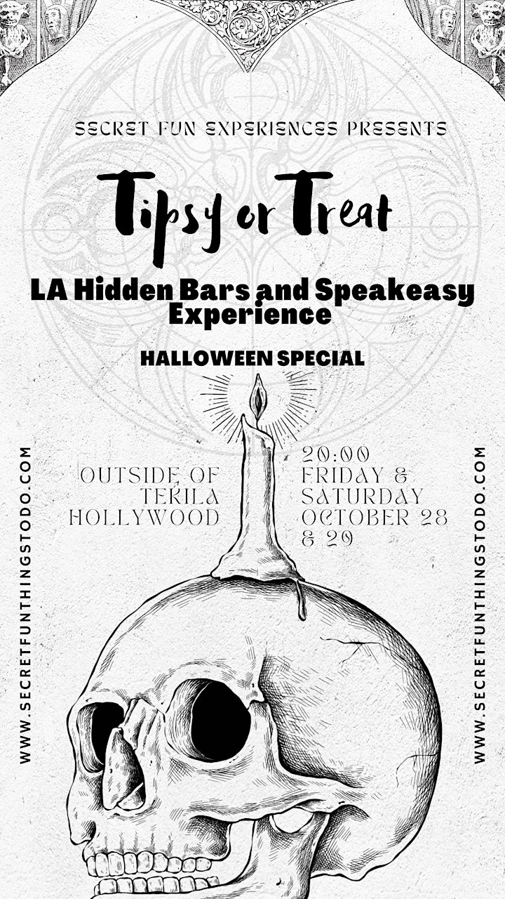 Halloween Special  - LA Hidden Bars and Speakeasy Experience image