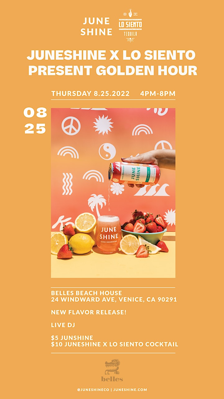 JuneShine & Lo Siento presents Golden Hour @ Belles Beach House image