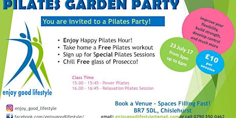 Pilates Garden Party in Chislehurst  primary image