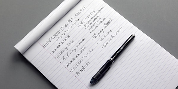 7/23 Help My Handwriting! - a handwriting makeover workshop
