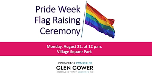 Pride Week Flag Raising Ceremony