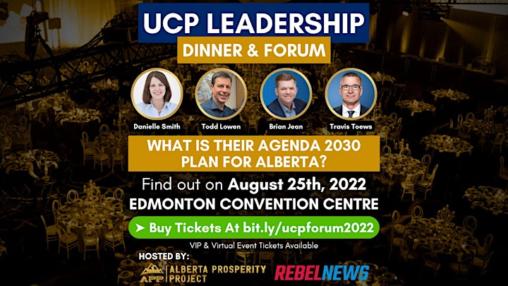 UCP Leadership Dinner & Forum - Hosted by the Alberta Prosperity Project image