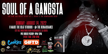 J Diggs Soul of A Gangsta: Book Signing - Sacramento