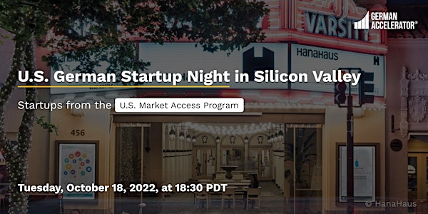 U.S. German Startup Night in Silicon Valley