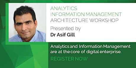 Canberra Workshop:  Analytics Information Management Architecture primary image