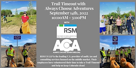 Trail Timeout - Spruce up Colorado with RSM & Always Choose Adventures