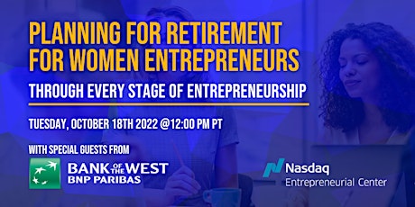 Planning for Retirement for Women Entrepreneurs
