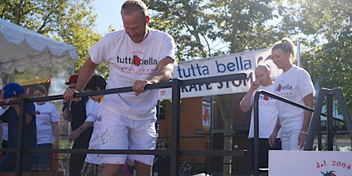 The Tutta Bella Grape Stomp at the Italian Festival