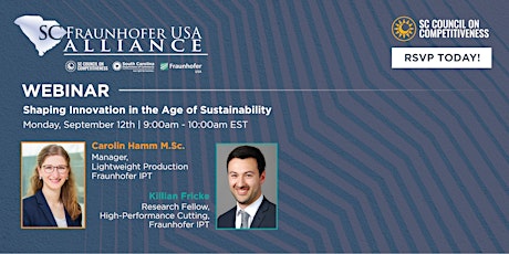 SCFUSA Webinar: Shaping Innovation in the Age of Sustainability