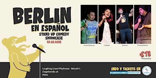 Berlín en Español Stand-up Comedy Showcase - ¡Nuevo show cómico en Berlín!