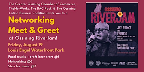 Networking Meet & Greet at Ossining RiverJam!