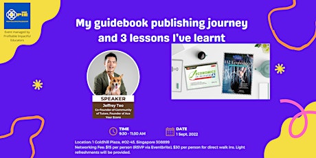 My guidebook publishing journey and 3 lessons I've learnt