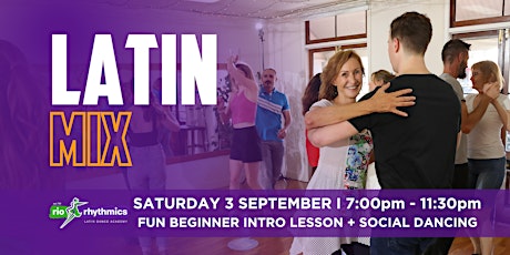 Saturday Night Latin Dance Intro Lesson & Dance Night