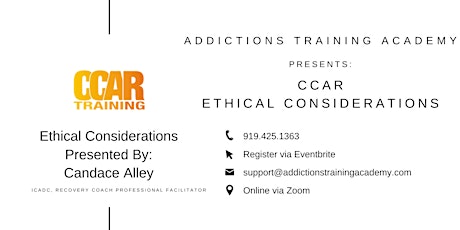 CCAR Ethical Considerations