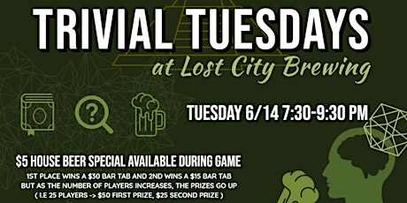 Trivial Tuesdays at Lost City Brewing