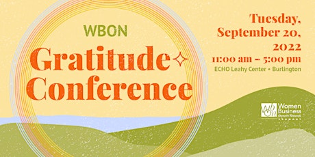 The WBON Gratitude Conference