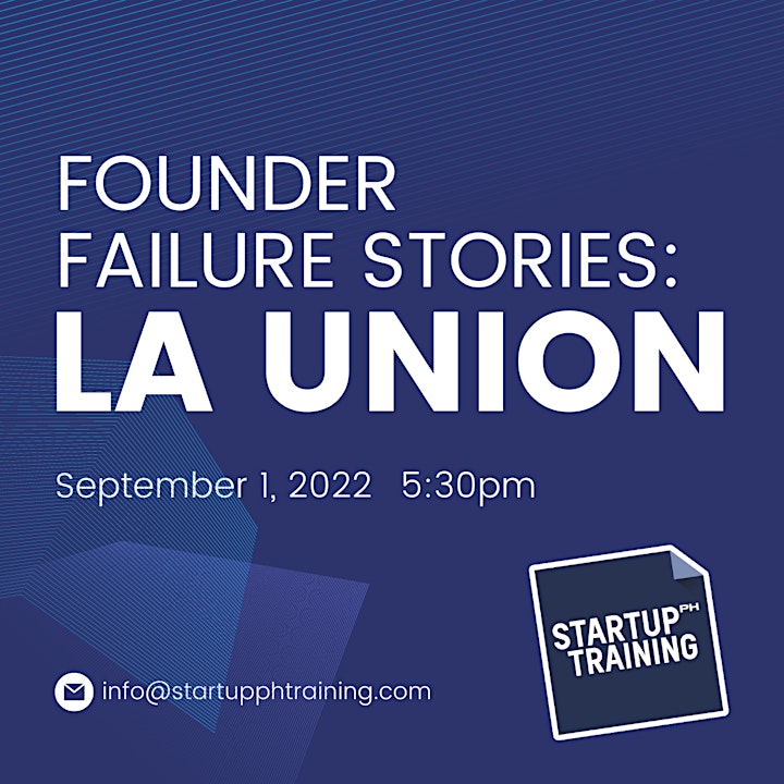 Founder Failure Stories - La Union image
