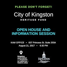 Information Open House - City of Kingston Heritage Fund primary image