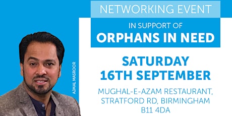 Networking Event in Support with Orphans in Need primary image