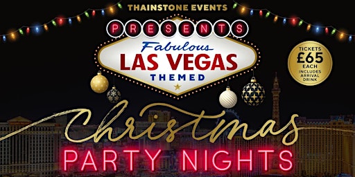 Vegas Christmas Party Night - Friday 9th of December 2022