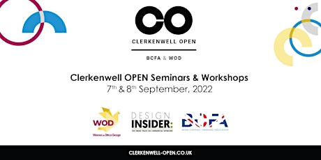 Clerkenwell OPEN 2022 - Seminars & Workshops