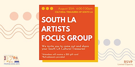 Cultural Treasures of South LA Focus Group: South LA Artists