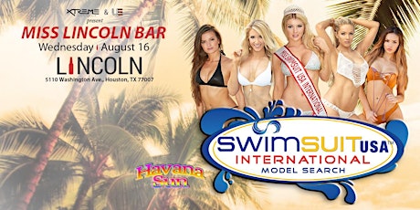 "Miss Lincoln Bar" Swimsuit USA International Model Search