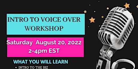 INTRO TO VOICE OVER WORKSHOP