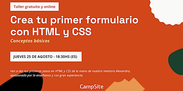 Crea tu primer formulario con HTML y CSS