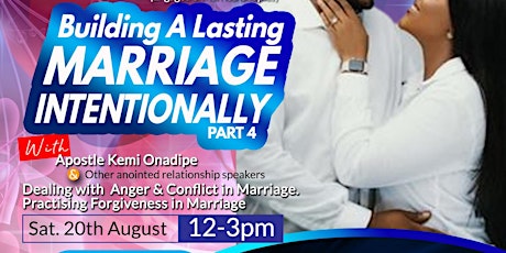 My Marriage Must Work Seminar - Building A Lasting Marriage Intentionally