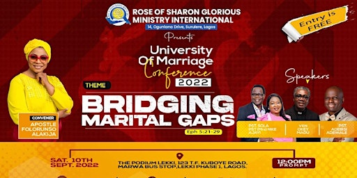 University of Marriage Conference: Bridging Marital Gaps