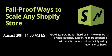 Fail-Proof Ways To Scale Any Shopify Store