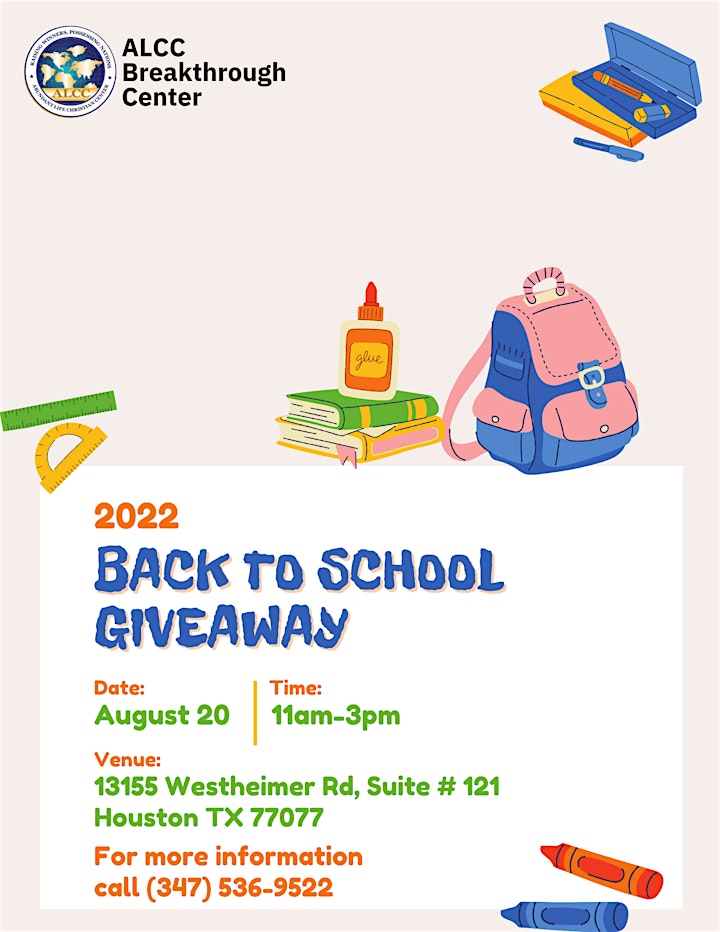 2022 School Supply Giveaway image