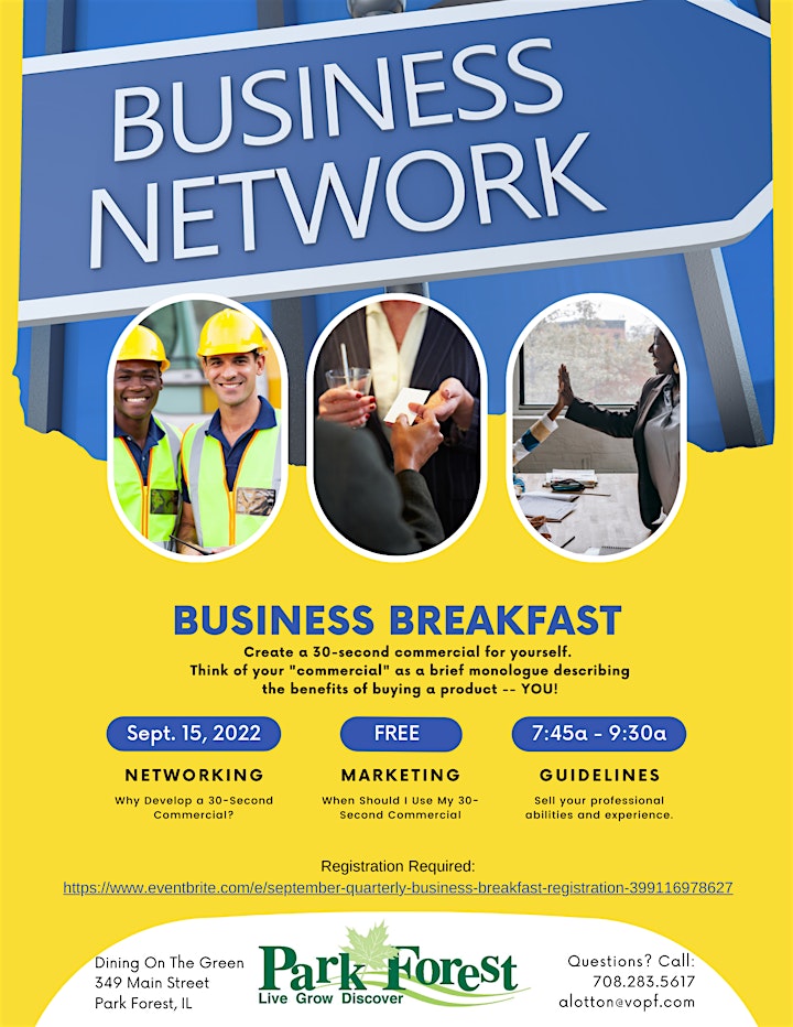September Quarterly Business Breakfast image
